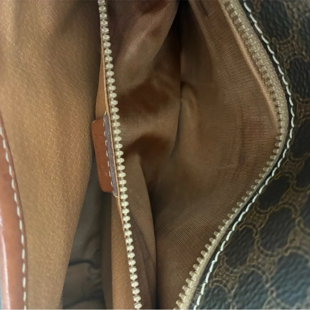 Vintage Rare Medium Celine Macadam Crossbody Bag - Picture 9 of 12